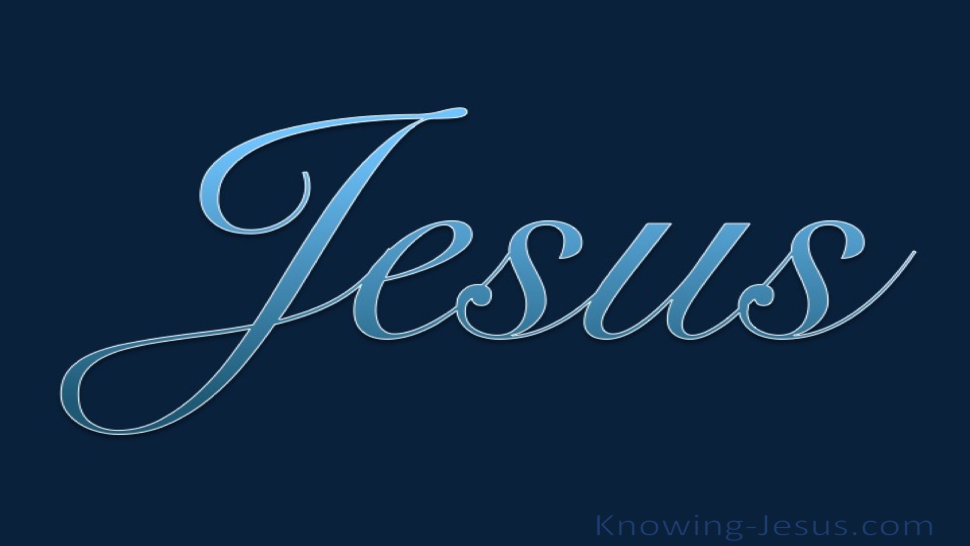 JESUS - His Name (blue)